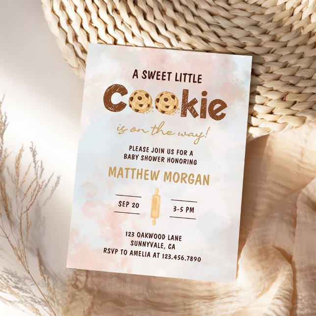 Little Cookie Boy Baby Shower Inbjudningar (Skapare uppladdad)