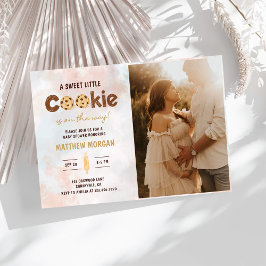Little Cookie Boy Baby Shower Photo Inbjudningar
