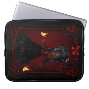 Little Cookie Djävulen Girl 4 Fantasy Laptop sleev Sleeve