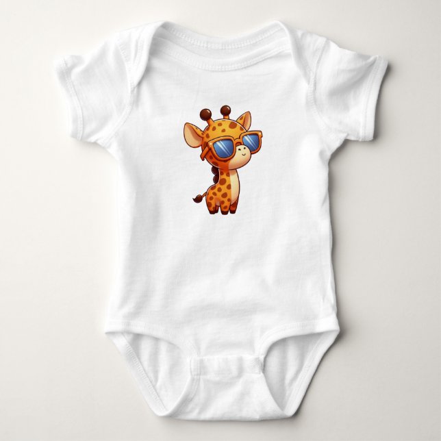 Little coola kille giraffe t shirt (Framsida)