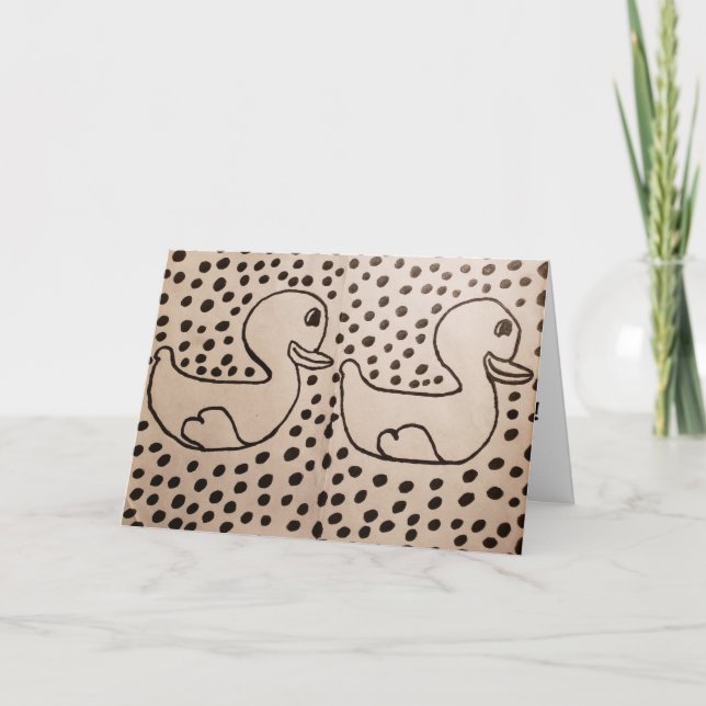 Little Corey's Laboratorium Sharpie Teckning Födel Kort (Framsida)