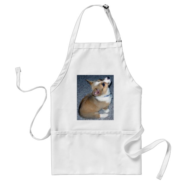 Little Corgi Puppy Hund Gear Förkläde (Framsidan)