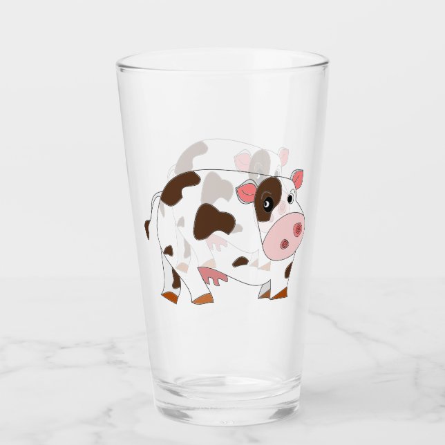 Little Cow Glass Gift Glaskopp (Framsida)