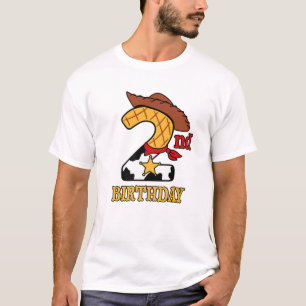 Little Cowboy 2:a födelsedagsdräkten 2 år T Shirt