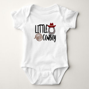 Little Cowboy Baby Bodykostym T Shirt