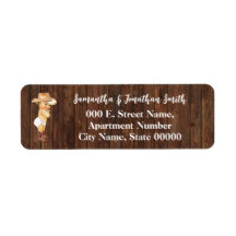 Little Cowboy Baby Shower Returadress