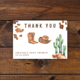 Little Cowboy Baby Shower Tack. Tack Kort