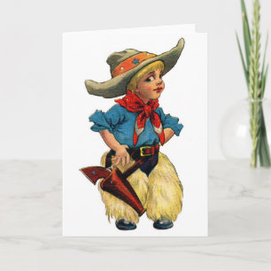 Little Cowboy, hälsningskort Kort
