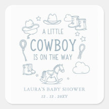 Little Cowboy Pojke Baby Shower