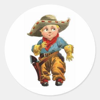 Little Cowboy Runt Klistermärke