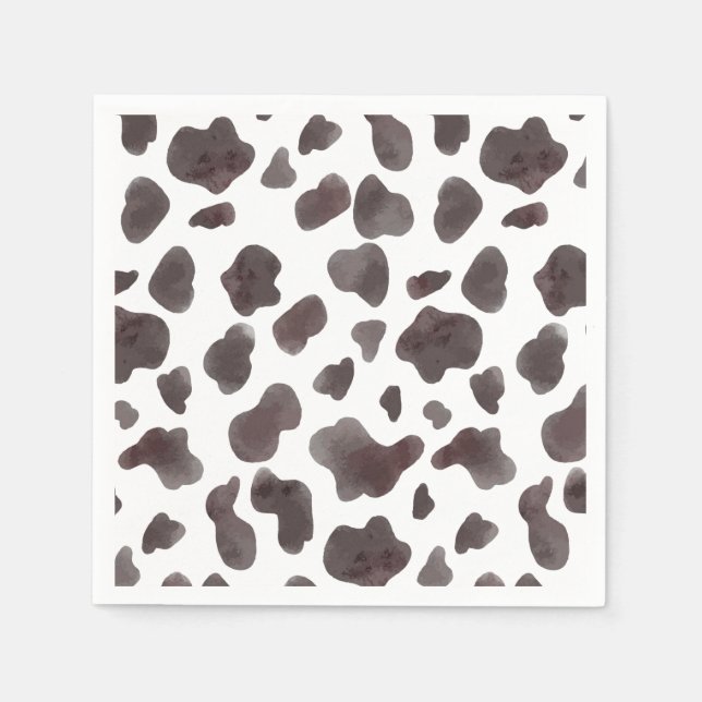 Little Cowboy | Rustic Land Western Cowhide Pappersservett (Framsidan)