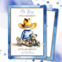 Little Cowboy ThBäste Baby Shower
