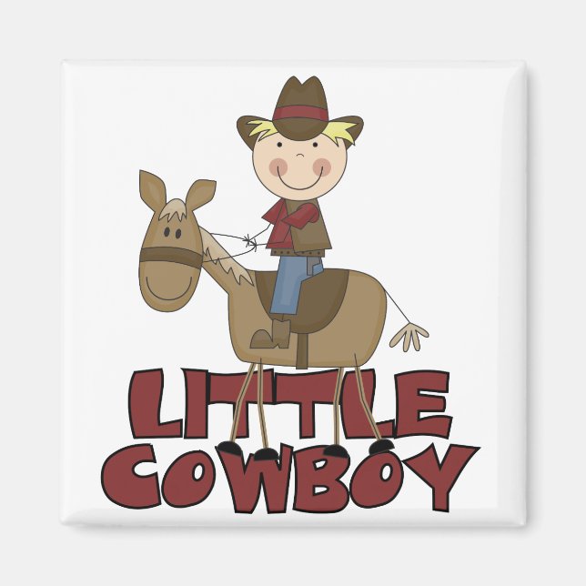 Little Cowboy Tshirts och Gifts Magnet (Framsidan)