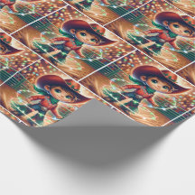 Little Cowboy Twirling jul Ljus