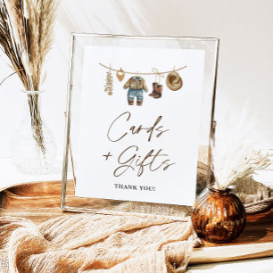 Little Cowboy, Vilda western Rodeo Bokar & Gifts-s Poster