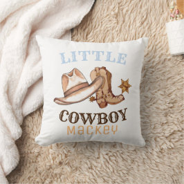 Little Cowboys First Rodeo Vilda western Kudde
