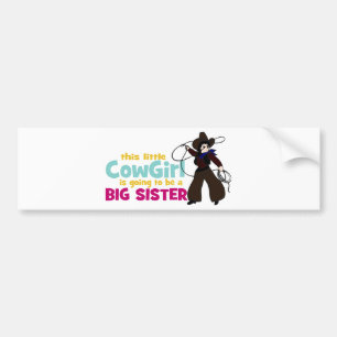 Little Cowgirl, Big Sister Bildekal