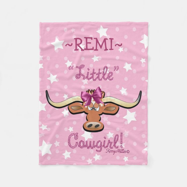 Little Cowgirl Fleece Blanket (Framsidan)