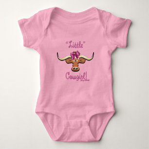 Little Cowgirl, Longhorn Cow T Shirt