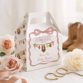 Little Cowgirl Western Clothes Baby Shower Presentaskar