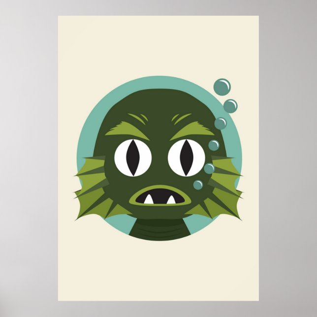 Little Creatfrom the Black Lagoon Poster (Framsidan)