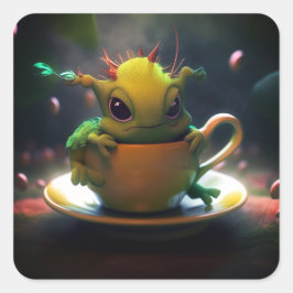 Little Creature Fyrkantigt Klistermärke