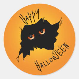 Little Creeper Halloween Runt Klistermärke