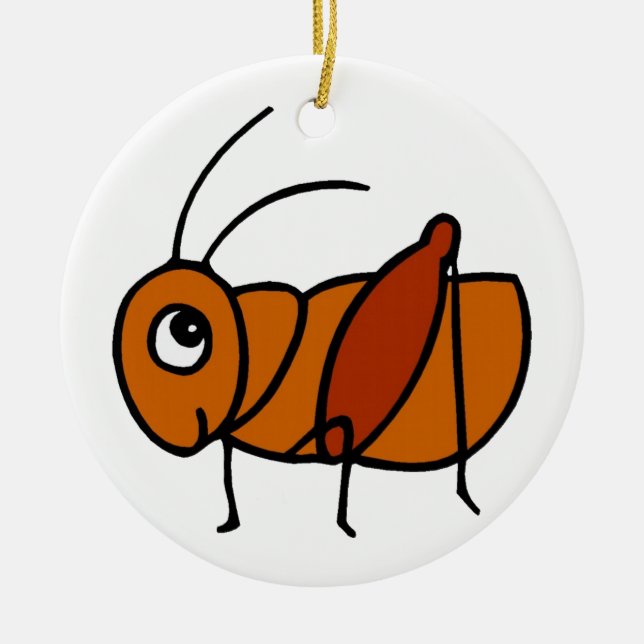 Little Cricket Julgransprydnad Keramik (Framsidan)