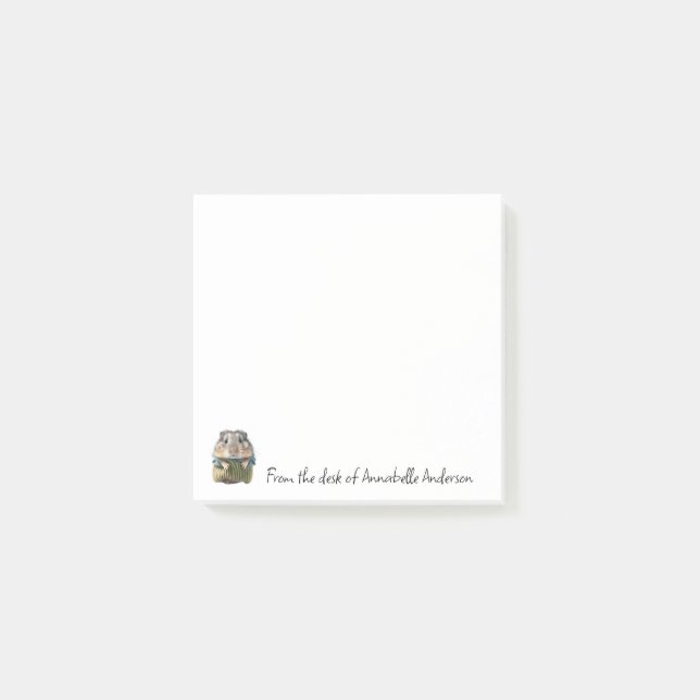 Little Critters Hamster Post-it Notes Block (Framsida)