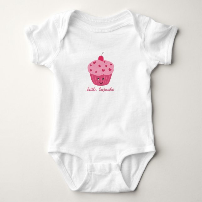 Little Cupkaka Baby Jersey Bodykostym Tee (Framsida)