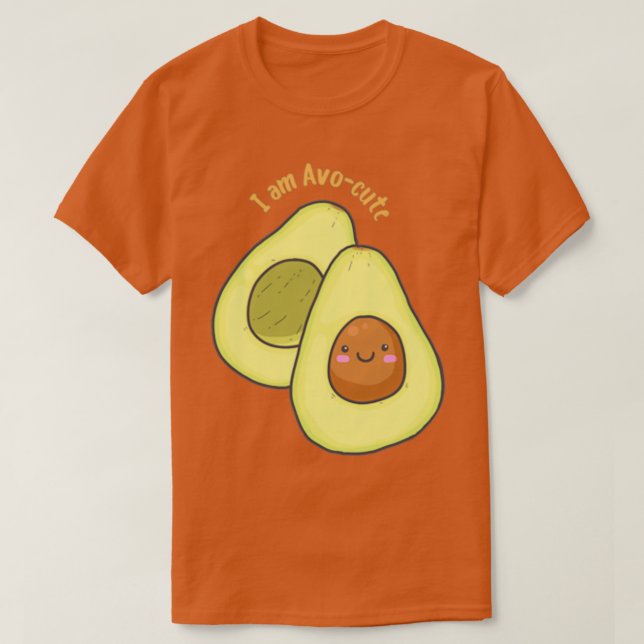 Little Cute Avocado T Shirt (Design framsida)