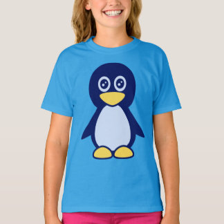 Little Cute Blue Penguin Tee
