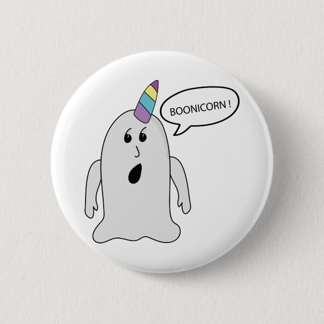 Little Cute Boonicorn Ghost Knapp (Framsida)