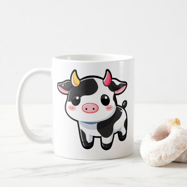 Little Cute Cow Kaffemugg (Med munk)
