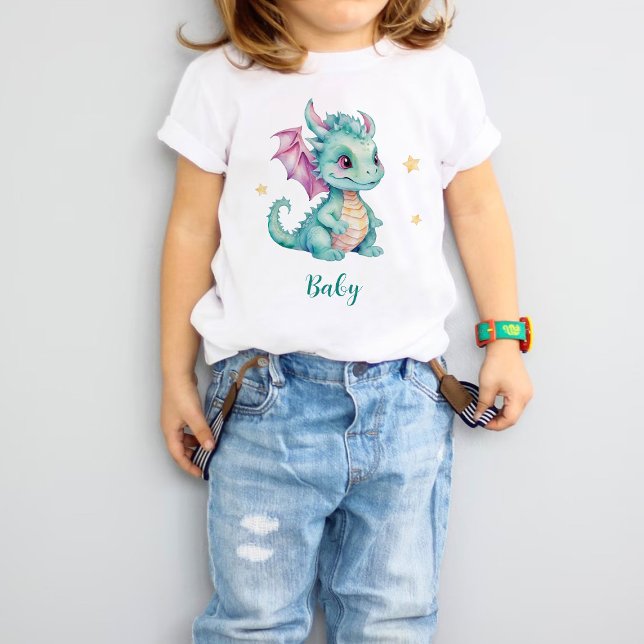 Little Cute Dragon Baby T-Shirt (Skapare uppladdad)