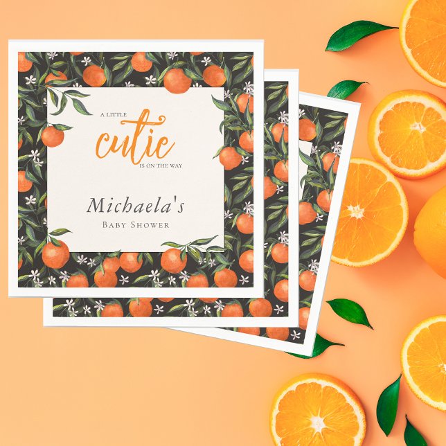 Little Cutie är på väg att visa sig som babyskor Pappersservett (Skapare uppladdad)