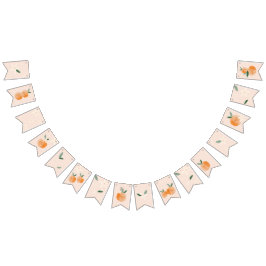 Little Cutie är på väg mot Citrus Baby Shower Vimplar