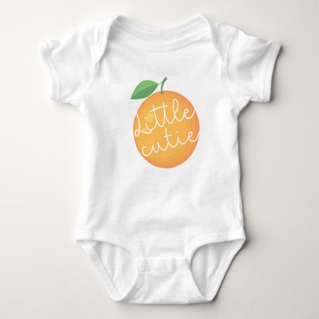 Little Cutie, Baby dusch, baby Gift T Shirt (Framsida)