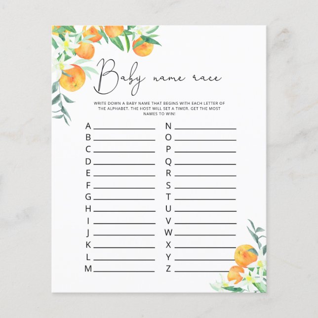 Little cutie Baby namn tävling (Framsida)