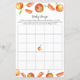 Little Cutie Baby Shower Bingo Game Party aktivite