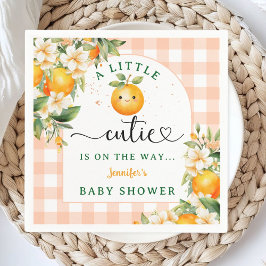 Little Cutie Baby Shower Gender Neutral Papper Pappersservett