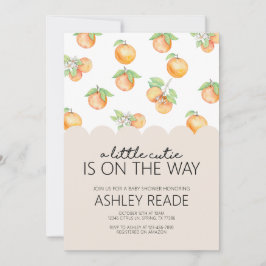 Little Cutie Baby Shower-inbjudan Inbjudningar