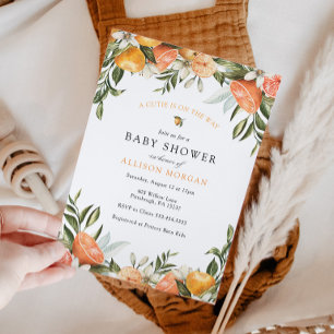 Little Cutie Baby Shower-inbjudan Inbjudningar