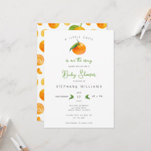 Little Cutie Baby Shower-inbjudan Inbjudningar