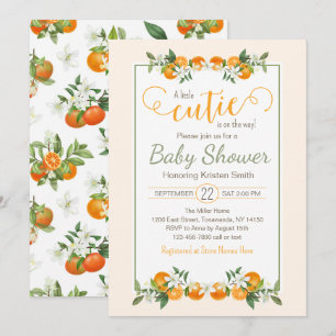 Little Cutie Baby Shower Inbjudningar