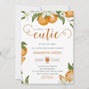 Little Cutie Baby Shower Inbjudningar