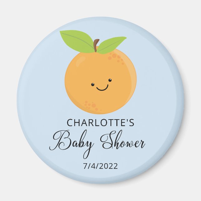Little Cutie Baby Shower Magnet (Framsidan)