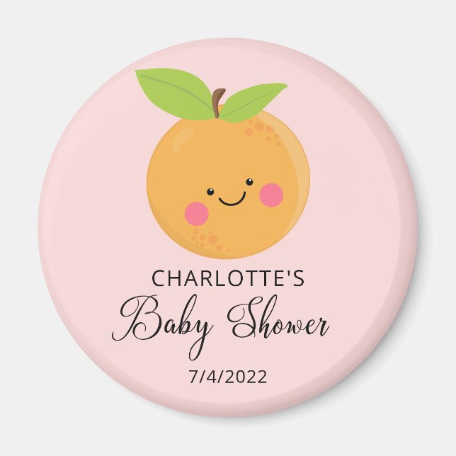 Little Cutie Baby Shower Magnet (Framsidan)