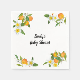Little Cutie Baby Shower Napkins Pappersservett