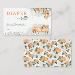 Little Cutie Baby Shower Raffle Tilläggskort